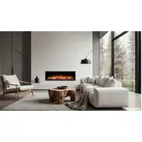 Bonaire 50" Linear Inbuilt Electric Fireplace