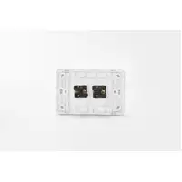 iSwitch - Edge Series - 2 Gang Switch 10A Horizontal