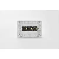 iSwitch - Edge Series - 3 Gang Switch 10A Horizontal