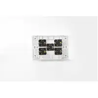 iSwitch - Edge Series - 5 Gang Switch 10A Horizontal