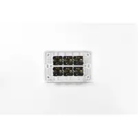 iSwitch - Edge Series - 6 Gang Switch 10A Horizontal