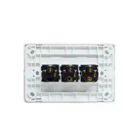 iSwitch - Trim Series - 3 Gang Switch 10A Horizontal