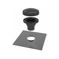 OmegaBALvent 6 inch Basalt - STANDARD EXHAUST VENT BAL
