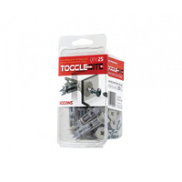 Iccons - Toggle-Bite Self Drilling Wall Anchor with Screws - Pack of 25