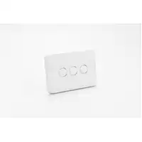 iSwitch - Edge Series - 3 Gang Switch 10A Horizontal