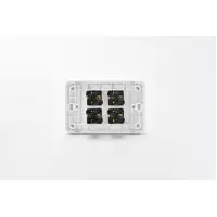 iSwitch - Edge Series - 4 Gang Switch 10A Horizontal