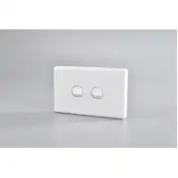 iSwitch - Prime Series - 2 Gang Switch 10A Horizontal