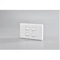iSwitch - Prime Series - 4 Gang Switch 10A Horizontal