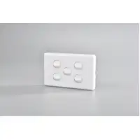 iSwitch - Prime Series - 5 Gang Switch 10A Horizontal