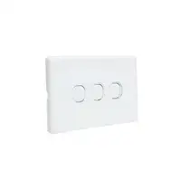 iSwitch - Trim Series - 3 Gang Switch 10A Horizontal