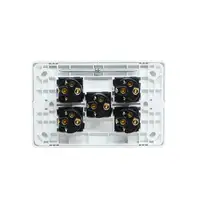 iSwitch - Trim Series - 5 Gang Switch 10A Horizontal