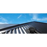 OmegaBALvent 6 inch Basalt - STANDARD EXHAUST VENT BAL
