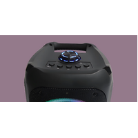 Majority PS200 - Party Speaker 80w Bluetooth Karaoke & PA System - Black