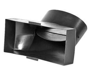 300.100>150 Oval Boot Plastic 45 Deg Pop