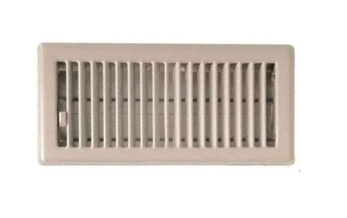 300.100 Floor Register Metal Beige