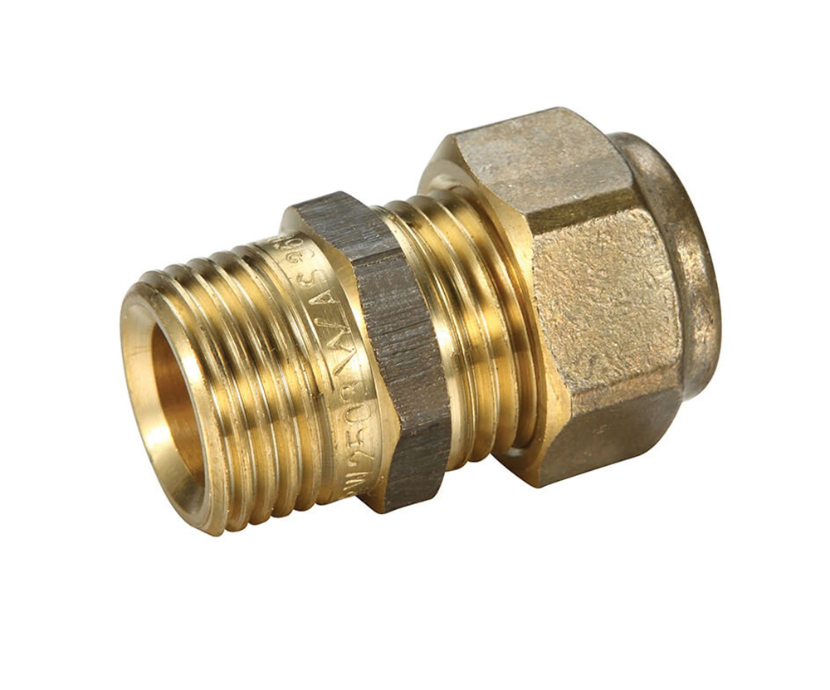 Copper Compression Union Brass 20C X 15MI