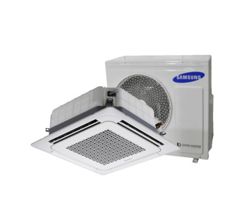 SAMSUNG - 7.1KW R32 Cassettes Series - 4 Way Cassette split, R32, Wind-Free (840 x 840) - Universal outdoor (Duct S2, Cassettes) R32 - KIT - AC071TN4