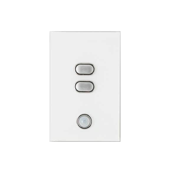 iLight Wireless Light Switch 2 Button White