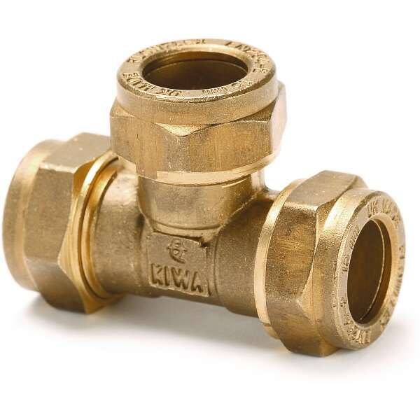 1/2'' > 1/2'' > 1/2'' Copper Compression Tee