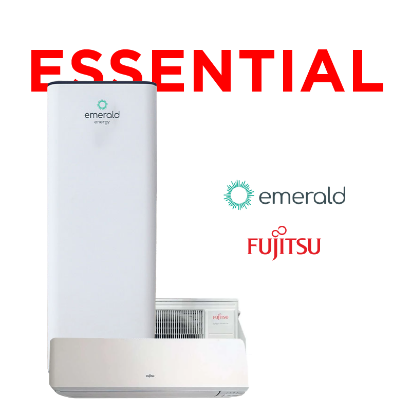 Emerald 220L + Fujitsu 2.5kW Air Con ‚Äì Essential Small