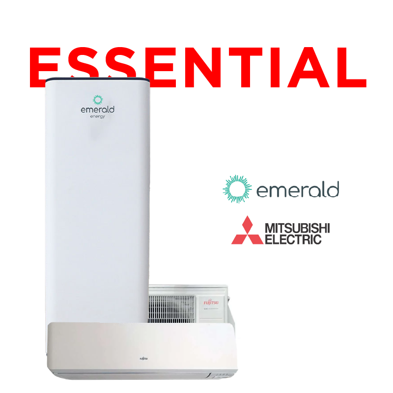 Emerald 220L + Mitsubishi Electric 2.5kW Air Con ‚Äì Essential Small