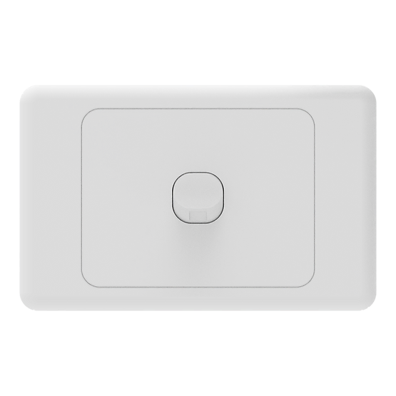 iSwitch - Base Series - 1 Gang Switch 10A Horizontal