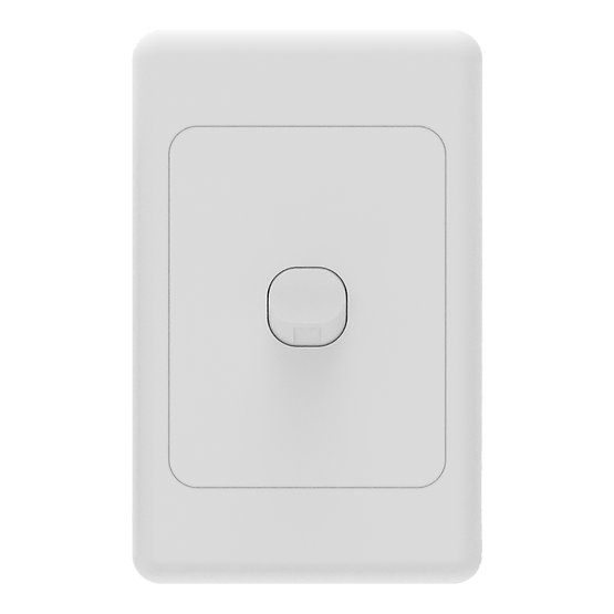 iSwitch - Base Series - 1 Gang Switch 10A Vertical