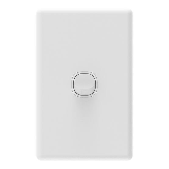 iSwitch - Prime Series - 1 Gang Switch 10A Vertical