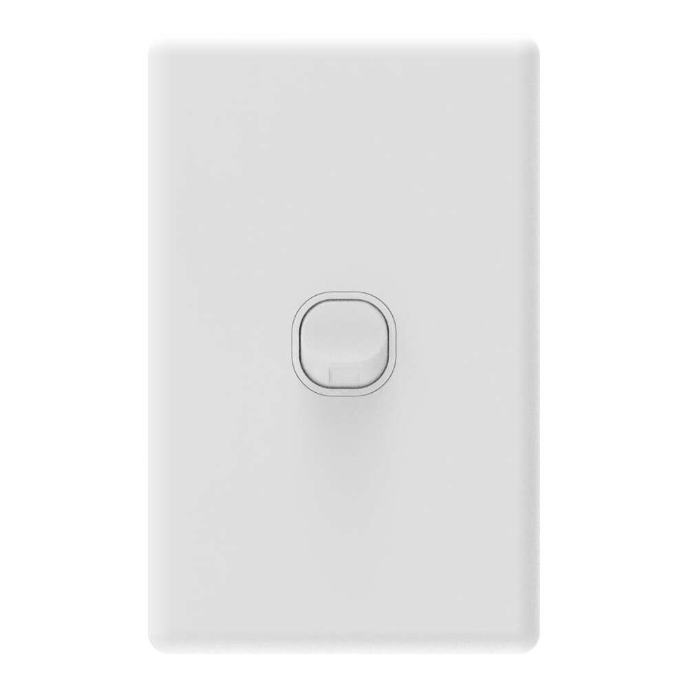 iTemp iSwitch Prime 1 Gang Light Switch 10 A Vertical - ISP110AV