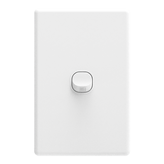 iSwitch - Trim Series - 1 Gang Switch 10A Vertical