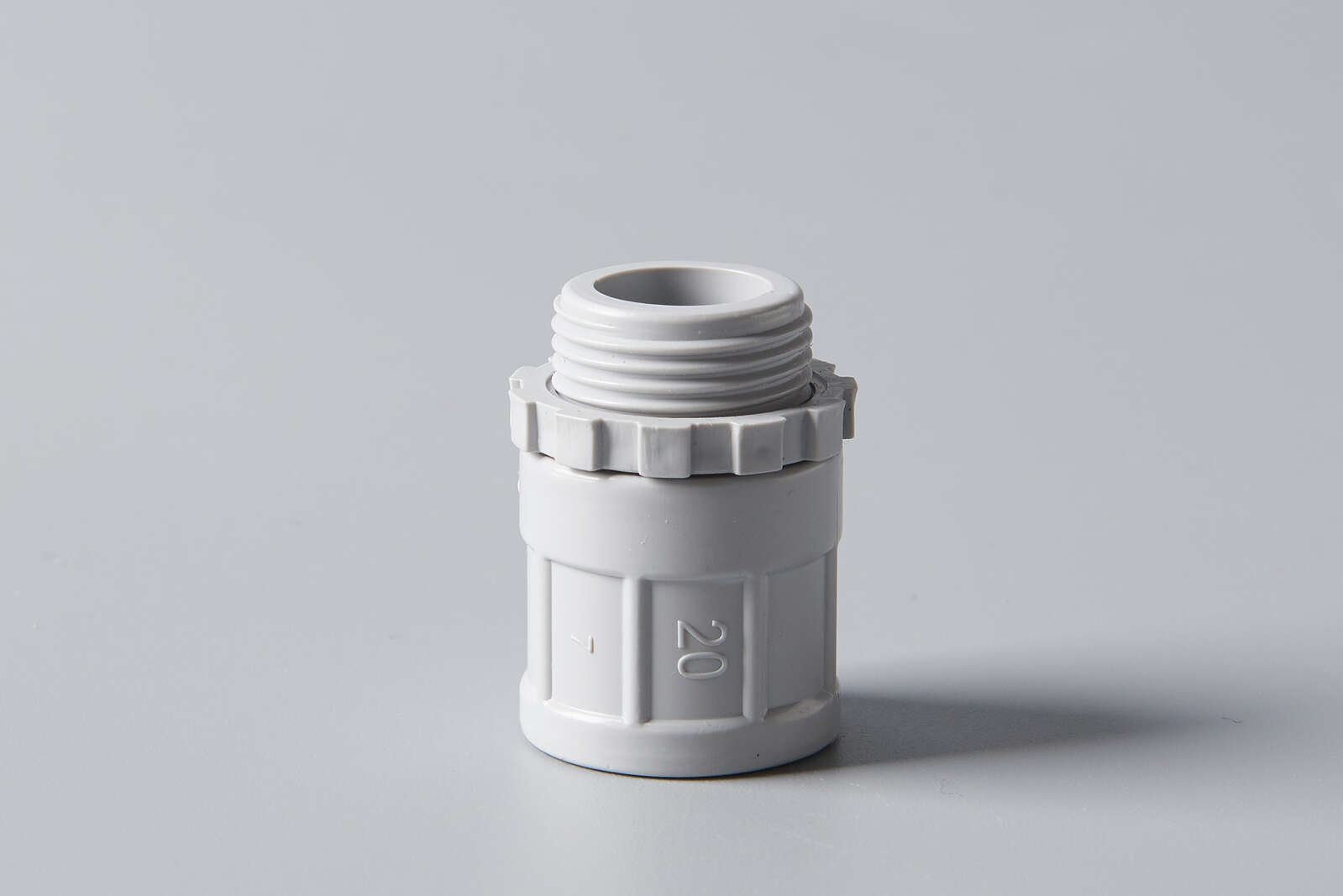 Electrical - Rigid Conduit Screw Adaptor Grey Lock ring 25mm