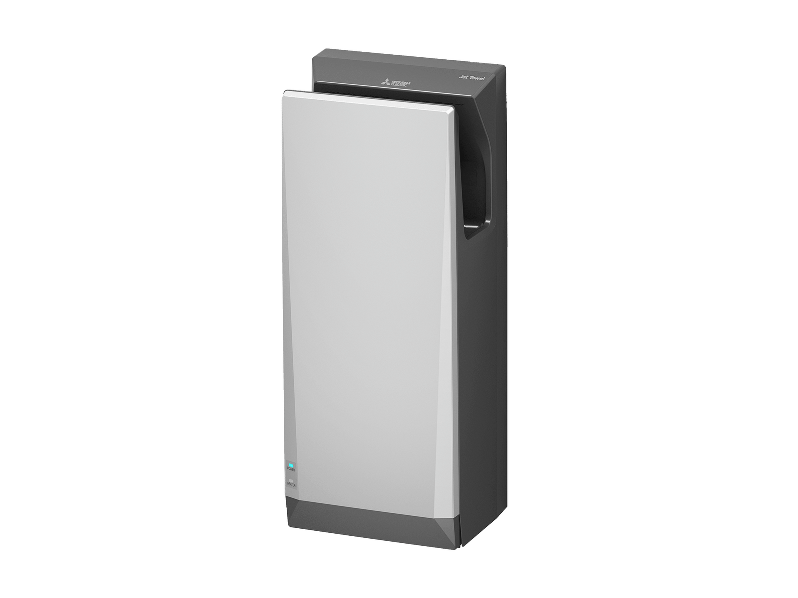 M.E - Jet Towels - Hand Drying in the 21st Century - Slim Series Silver-Dark grey
