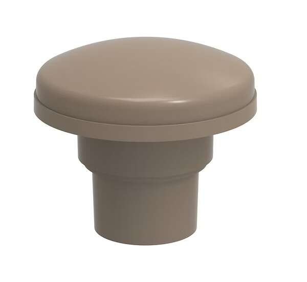 Omega 6-inch Standard Roof Exhaust Vent - Beige