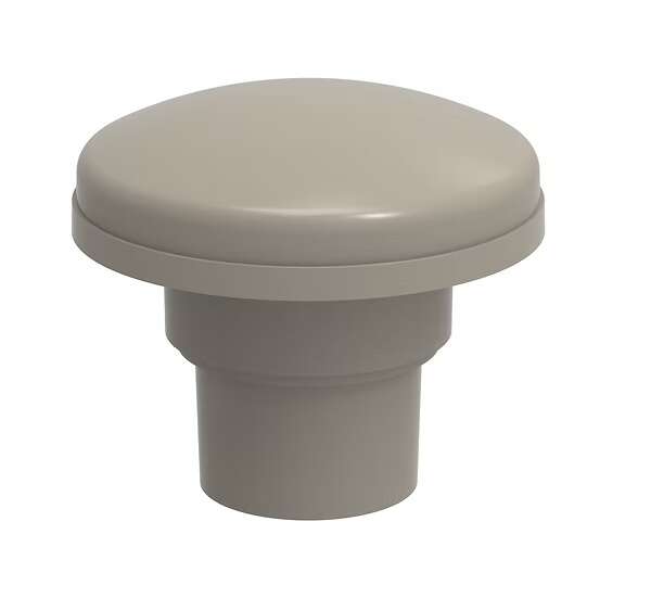 Omega 6-inch Standard Roof Exhaust Vent - BAL Version - Dune