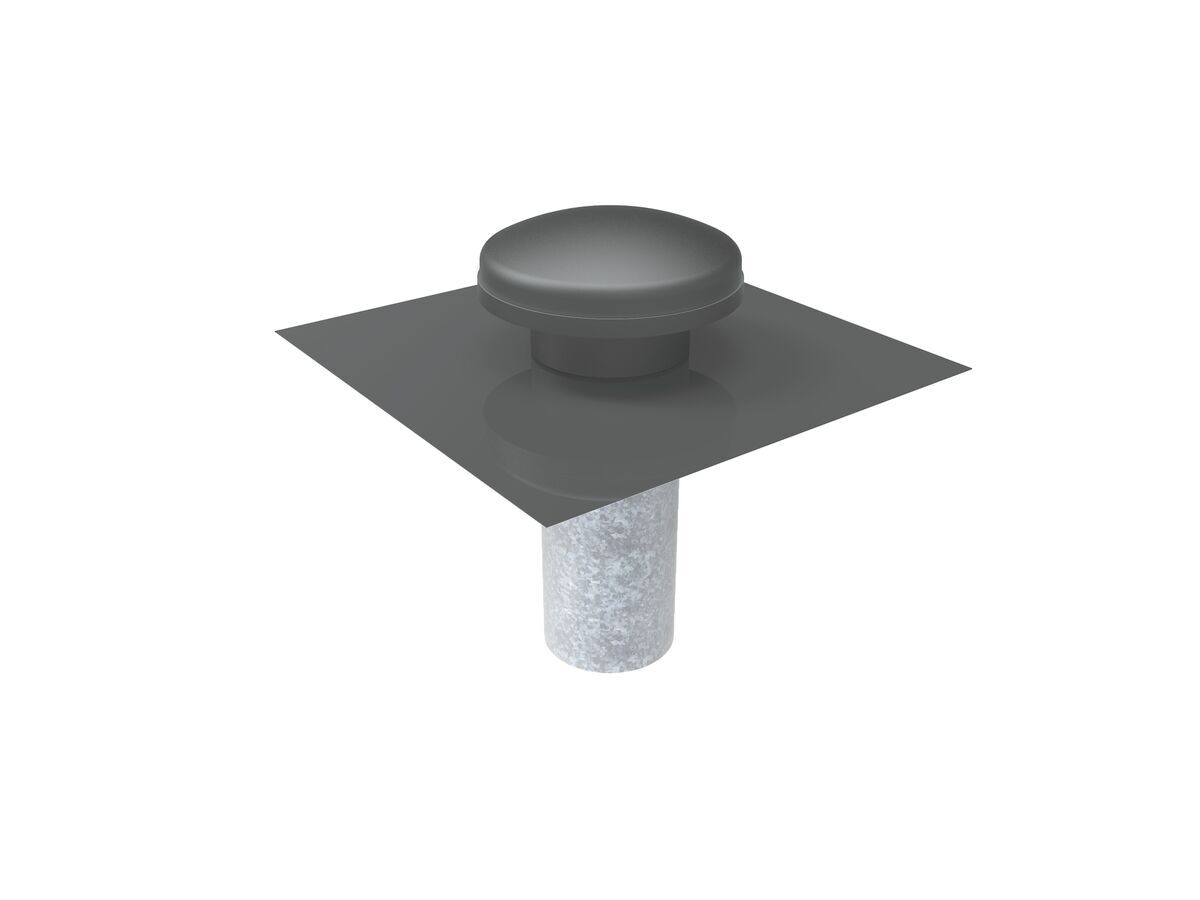 OmegaBALvent 6 inch Basalt - STANDARD EXHAUST VENT BAL