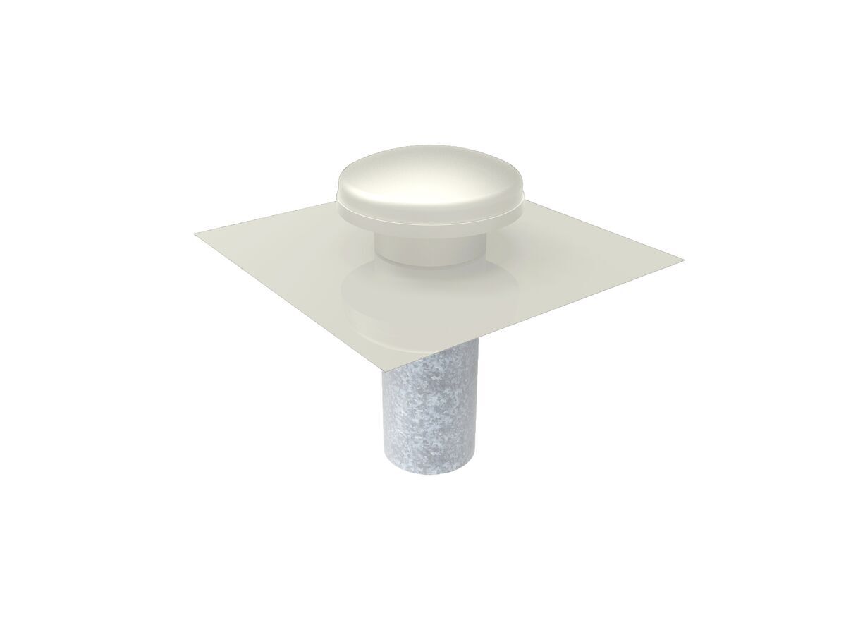 OmegaBALvent 6 inch Shale Grey - STANDARD EXHAUST VENT BAL