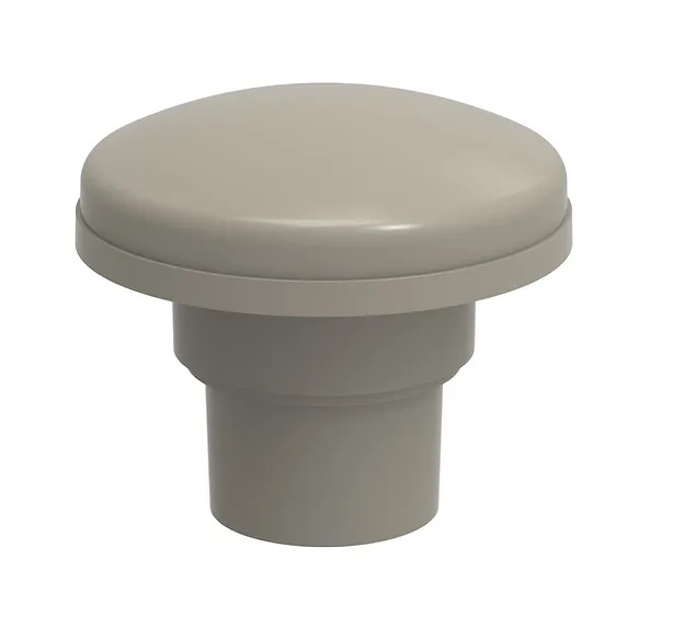 Omega corrugated BAL vent 6 inch  Dune