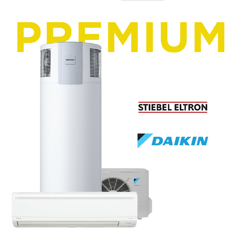 Stiebel Eltron 302L + Daikin 7.1kW Air Con ‚Äì Premium Small