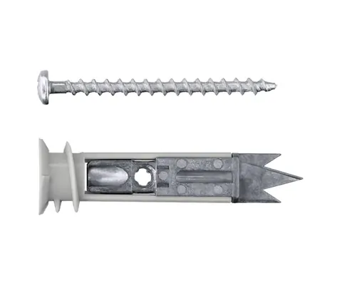 Iccons - Toggle-Bite Self Drilling Wall Anchor with Screws - Pack of 25