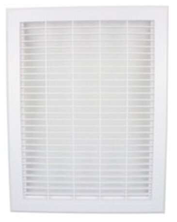 400.1000 Plastic Return Air Grille Straight Blades