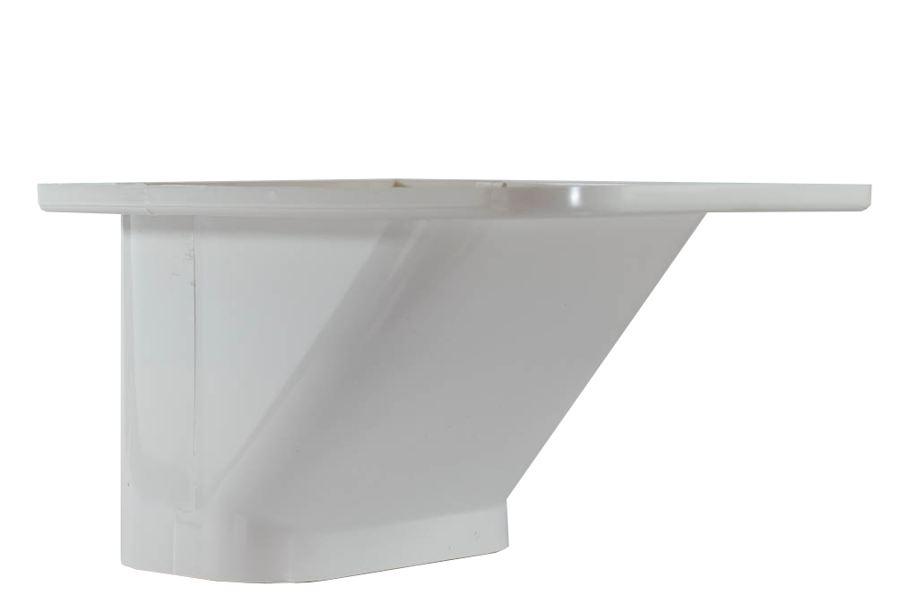 iTemp - iDuct - Eaves cap PVC fitting 80mm