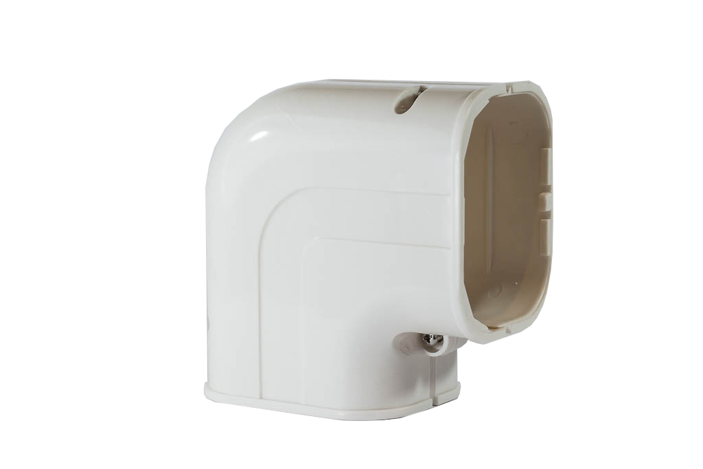 iTemp - iDuct - 90 Degree flat bend PVC 100mm