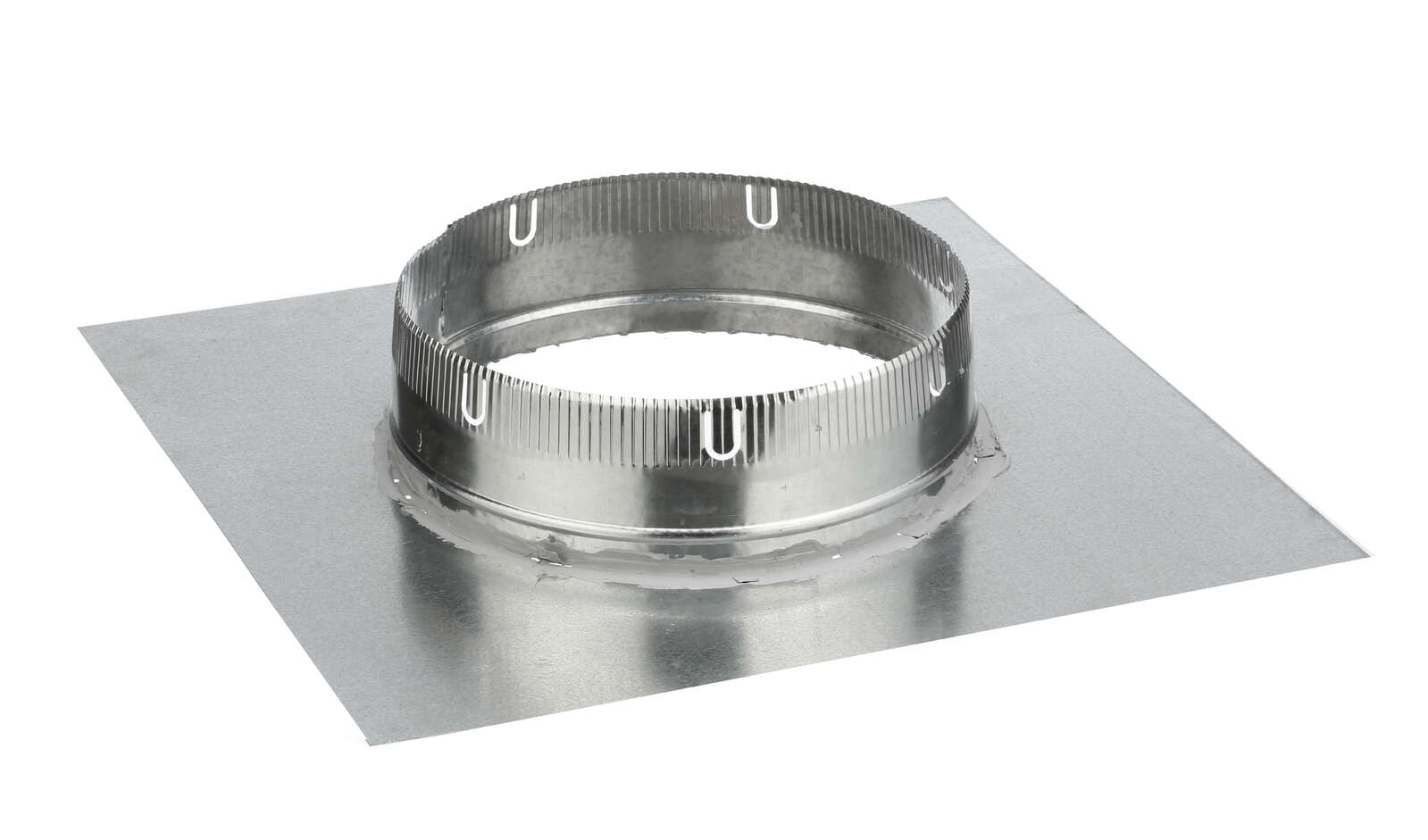 Return Air Plate 600.600 Galv 450mm S/collar