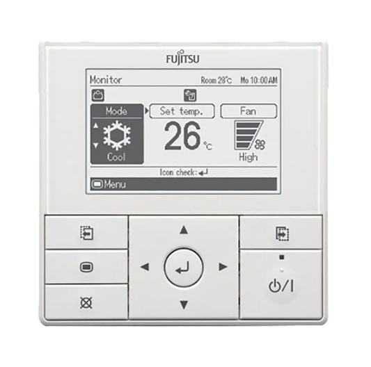 FUJITSU - Multi Systems - Accessories - Controls - Optional Backlight Wired Controller