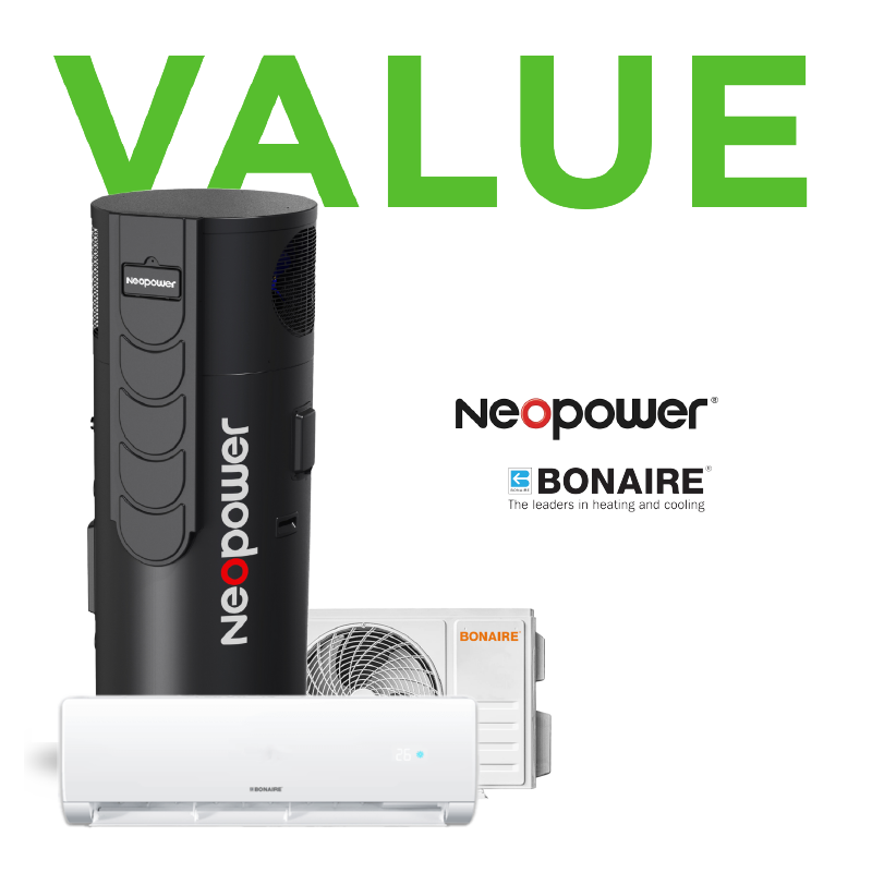 NeoPower 210ltr + Bonaire 2.6kw Value Bundle Small